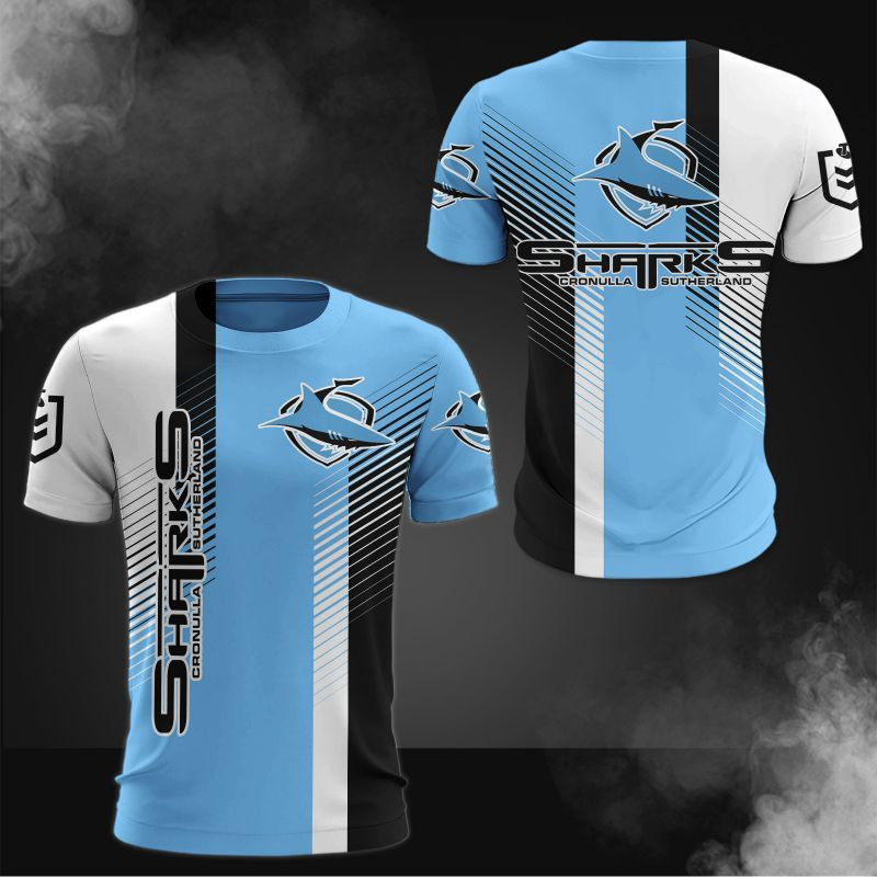 Cronulla Sharks Printing T-Shirt, Polo, Hoodie, Zip, Bomber 3211