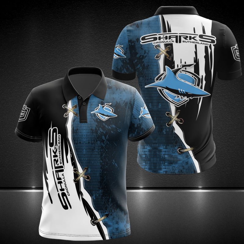 Cronulla Sharks Printing T-Shirt, Polo, Hoodie, Zip, Bomber 7849