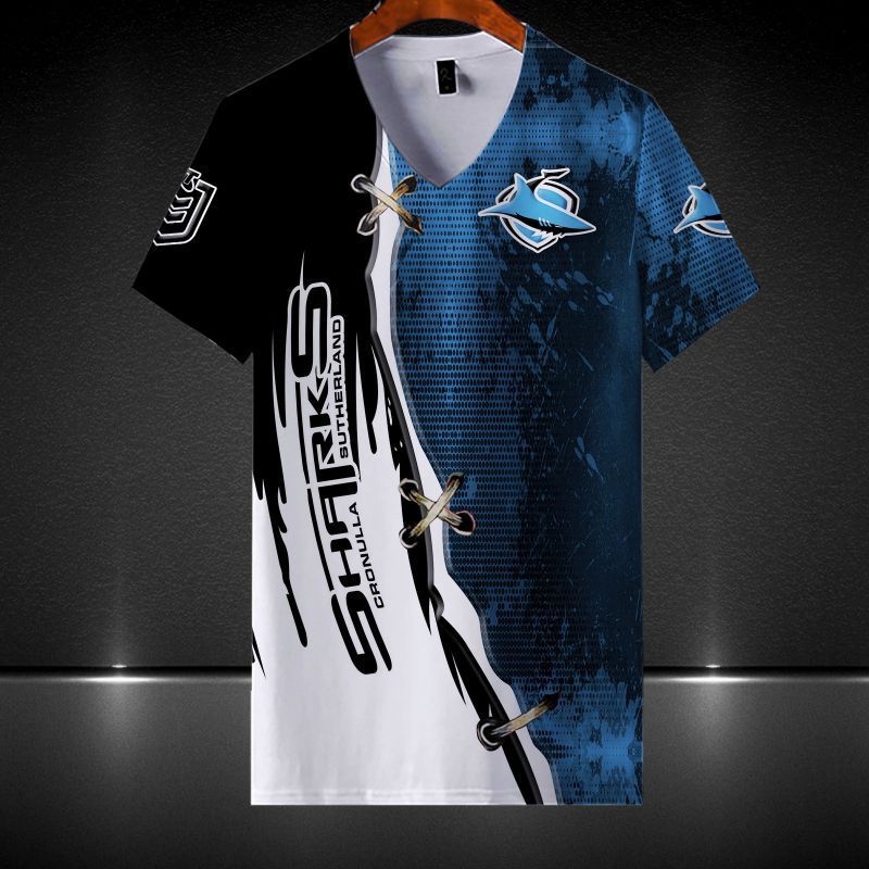 Cronulla Sharks Printing T-Shirt, Polo, Hoodie, Zip, Bomber 7849