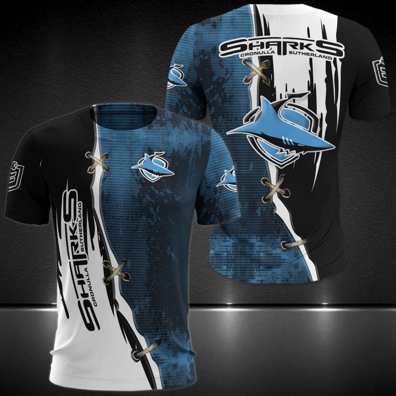 Cronulla Sharks Printing T-Shirt, Polo, Hoodie, Zip, Bomber 7849