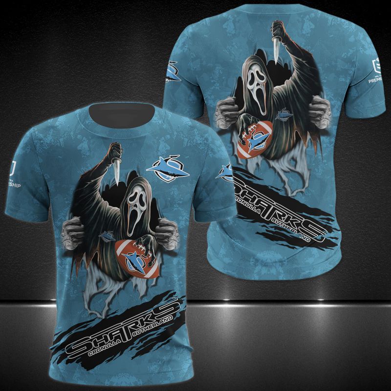Cronulla Sharks Printing T-Shirt, Polo, Hoodie, Zip, Bomber 8155