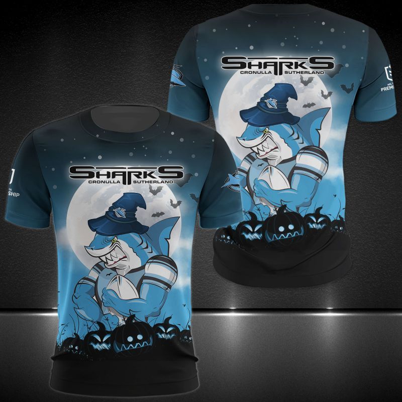 Cronulla Sharks Printing T-Shirt, Polo, Hoodie, Zip, Bomber 8171