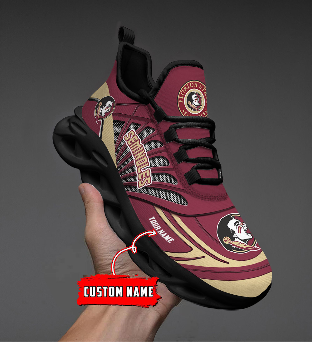 Custom Name 07 Florida State Seminoles PERSONALIZED MAX SOUL SHOES DS001