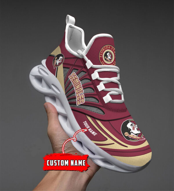 Custom Name 07 Florida State Seminoles PERSONALIZED MAX SOUL SHOES DS001