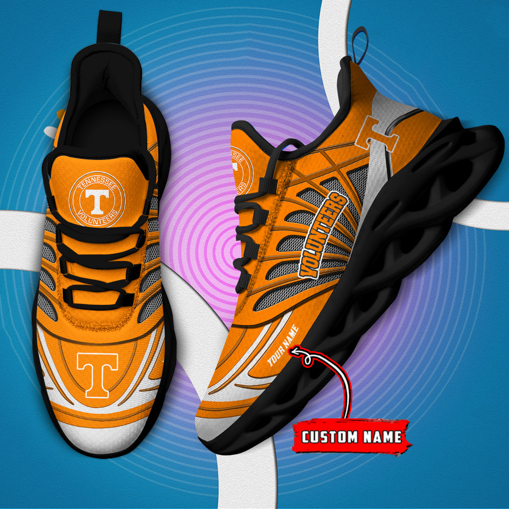 Custom Name 09 Tennessee Volunteers PERSONALIZED MAX SOUL SHOES DS001