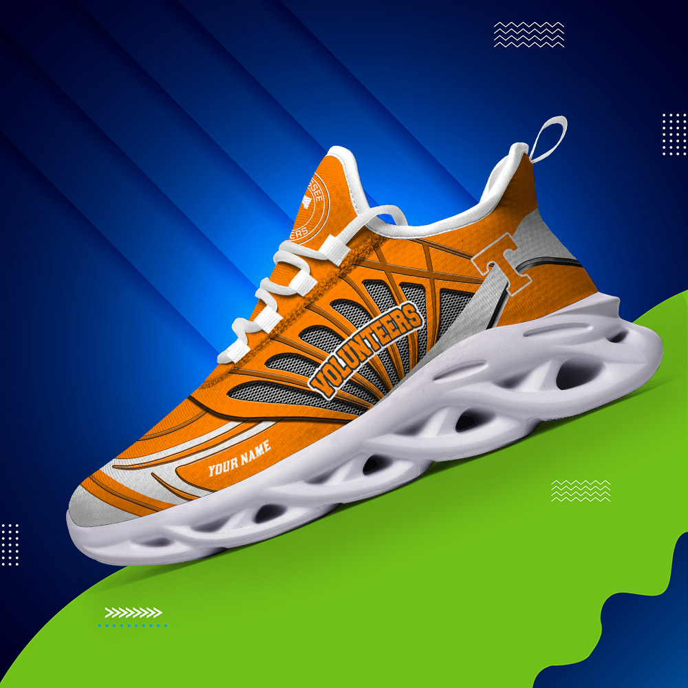 Custom Name 09 Tennessee Volunteers PERSONALIZED MAX SOUL SHOES DS001