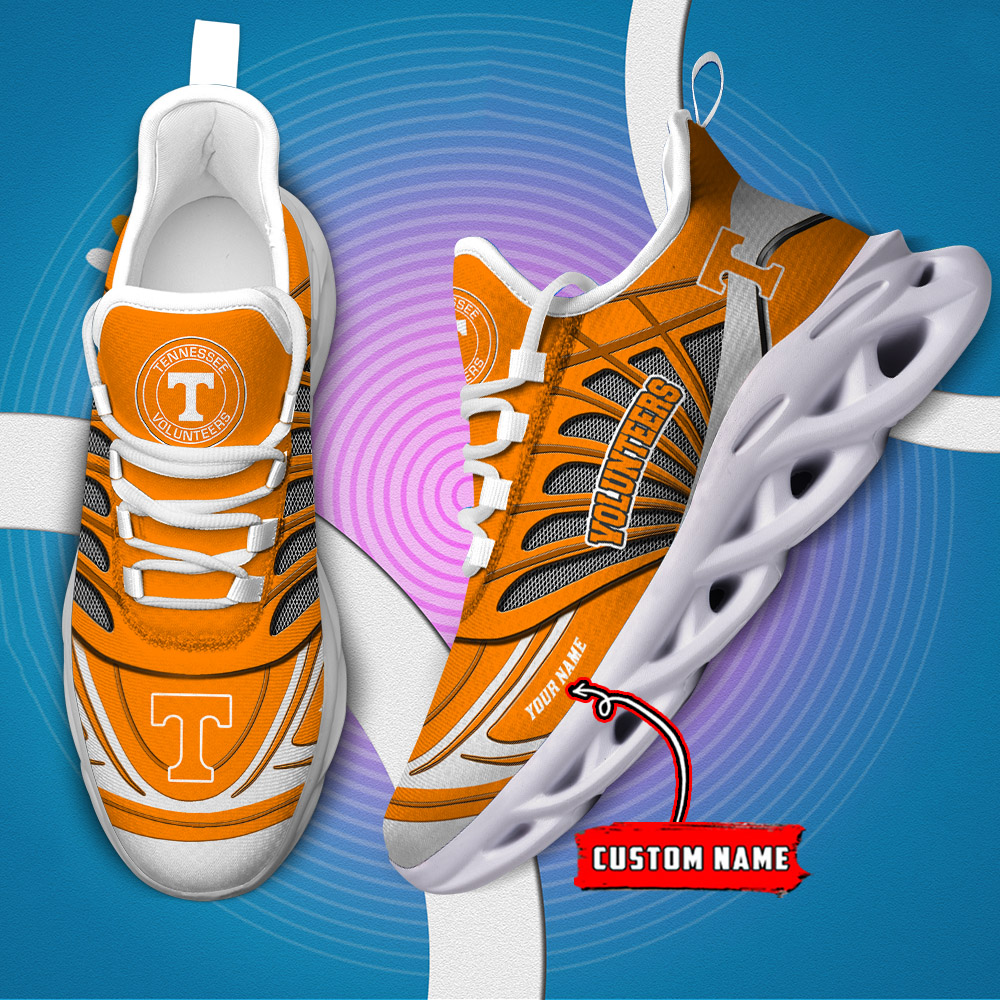 Custom Name 09 Tennessee Volunteers PERSONALIZED MAX SOUL SHOES DS001