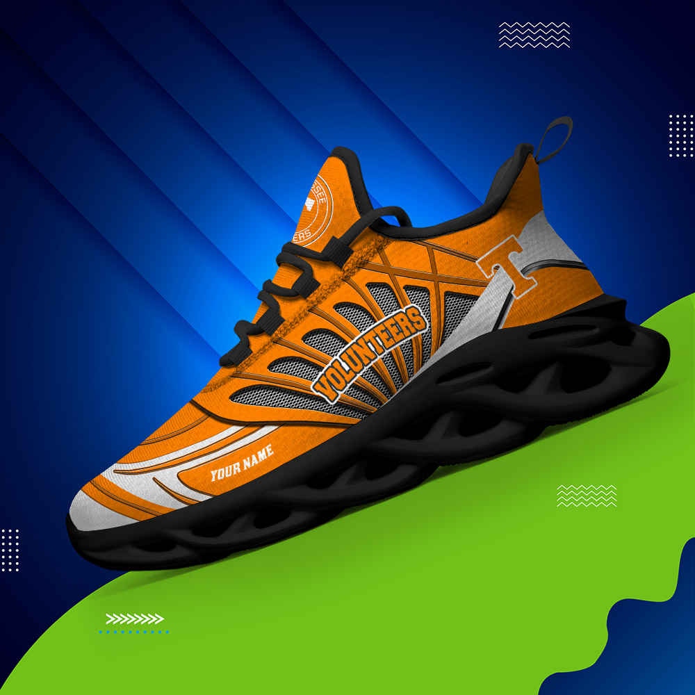 Custom Name 09 Tennessee Volunteers PERSONALIZED MAX SOUL SHOES DS001