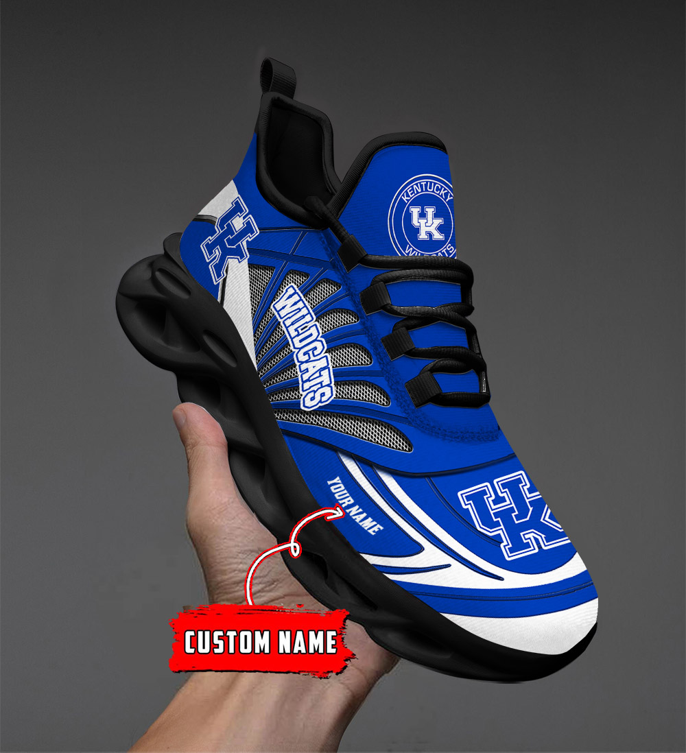 Custom Name 12 Kentucky Wildcats PERSONALIZED MAX SOUL SHOES DS001