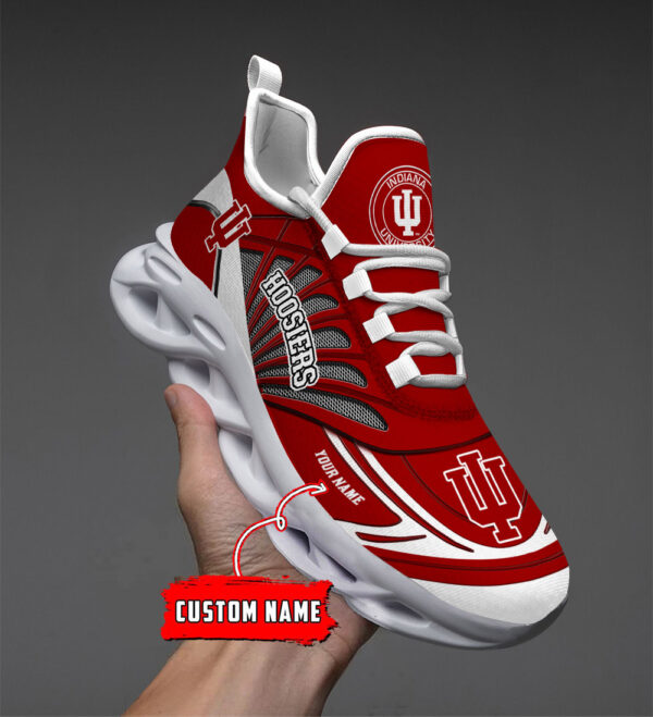 Custom Name 30 Indiana Hoosiers PERSONALIZED MAX SOUL SHOES DS001