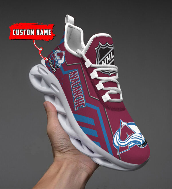 Custom Name Colorado Avalanche PERSONALIZED MAX SOUL SHOES DS001 NEW 2022