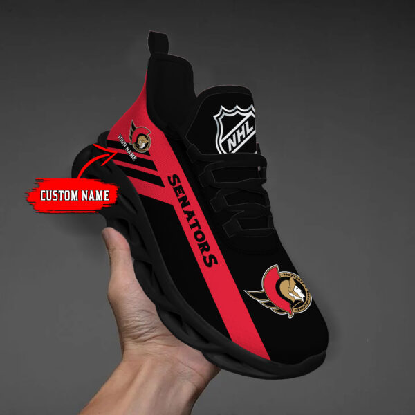 Custom Name Ottawa Senators PERSONALIZED MAX SOUL SHOES DS004
