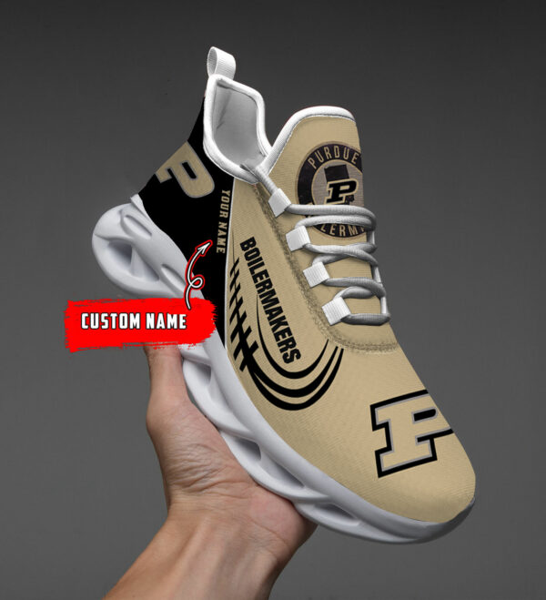 Custom Name Purdue Boilermakers PERSONALIZED MAX SOUL SHOES DS006