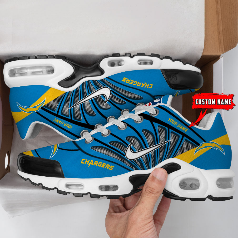 Customize Your Name with Los Angeles Chargers Ver 39 Sport Shoes