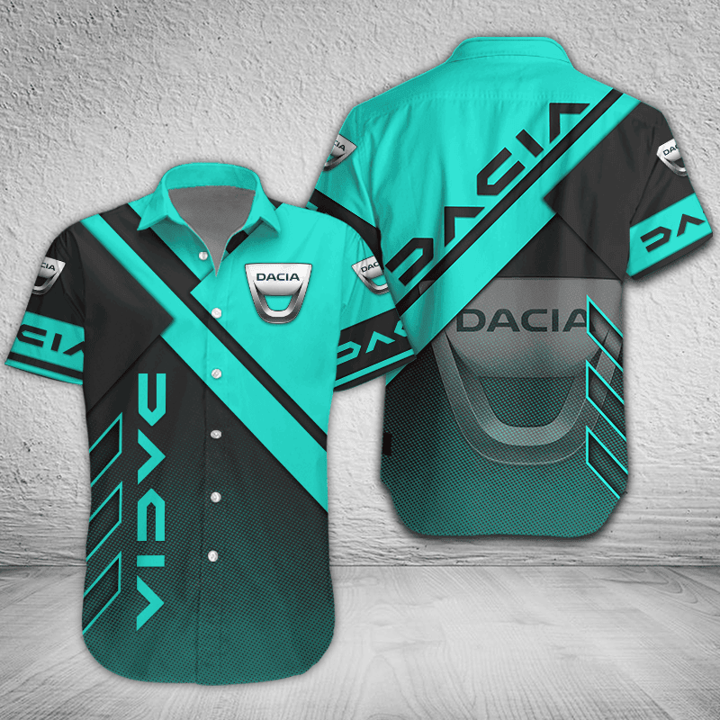 Dacia Button Shirt Custom Name, Multicolor