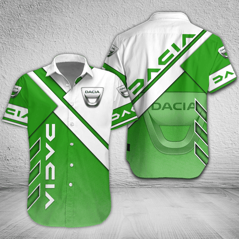 Dacia Button Shirt Custom Name, Multicolor