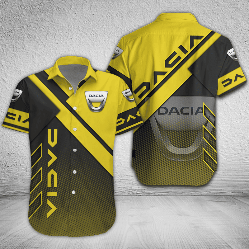 Dacia Button Shirt Custom Name, Multicolor
