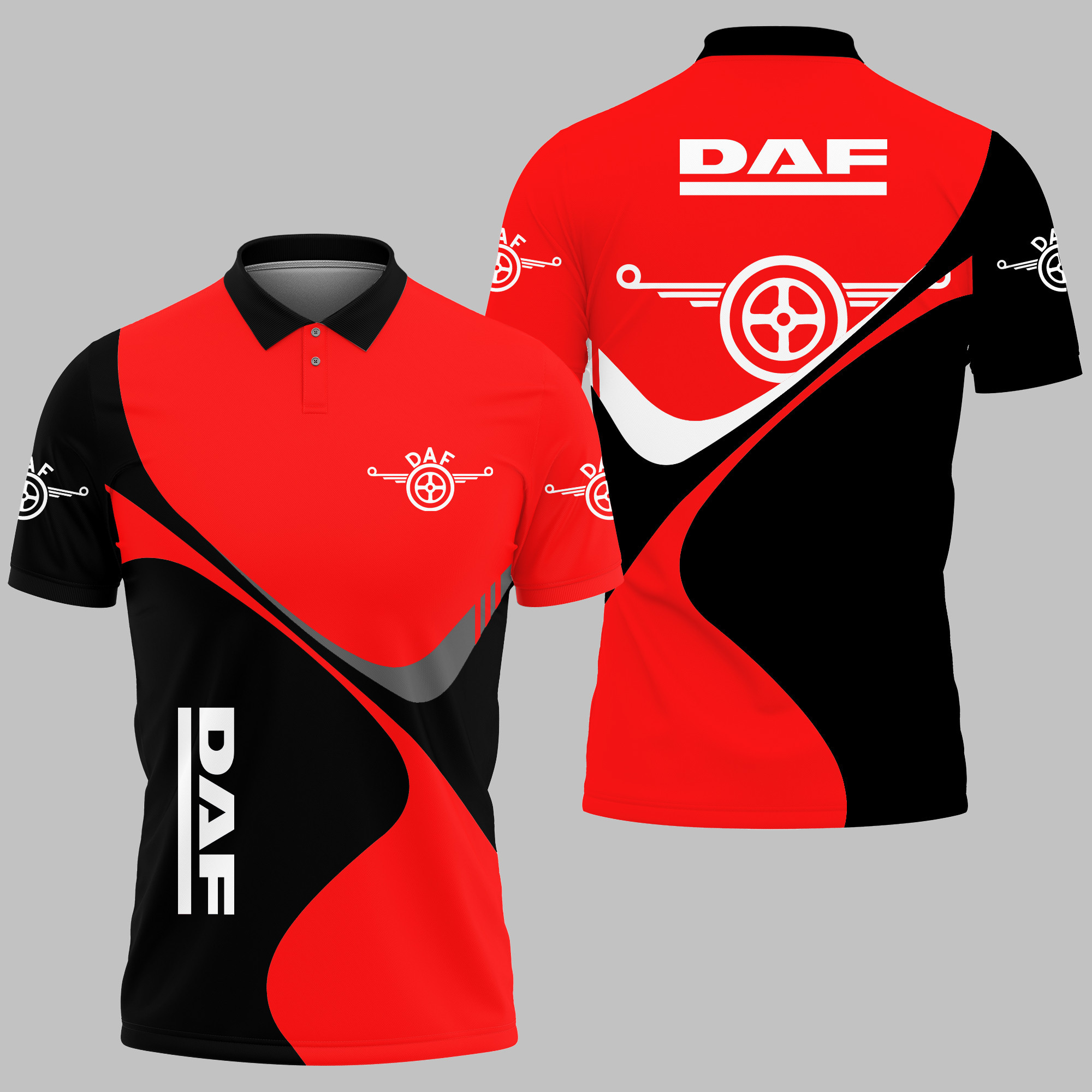 DAF TRUCKS POLO SHIRT V01