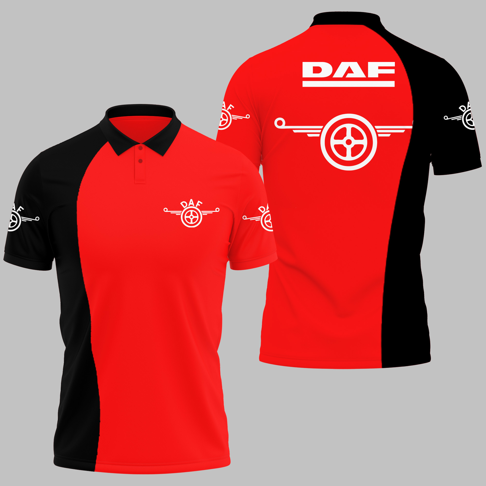 DAF TRUCKS POLO SHIRT V02