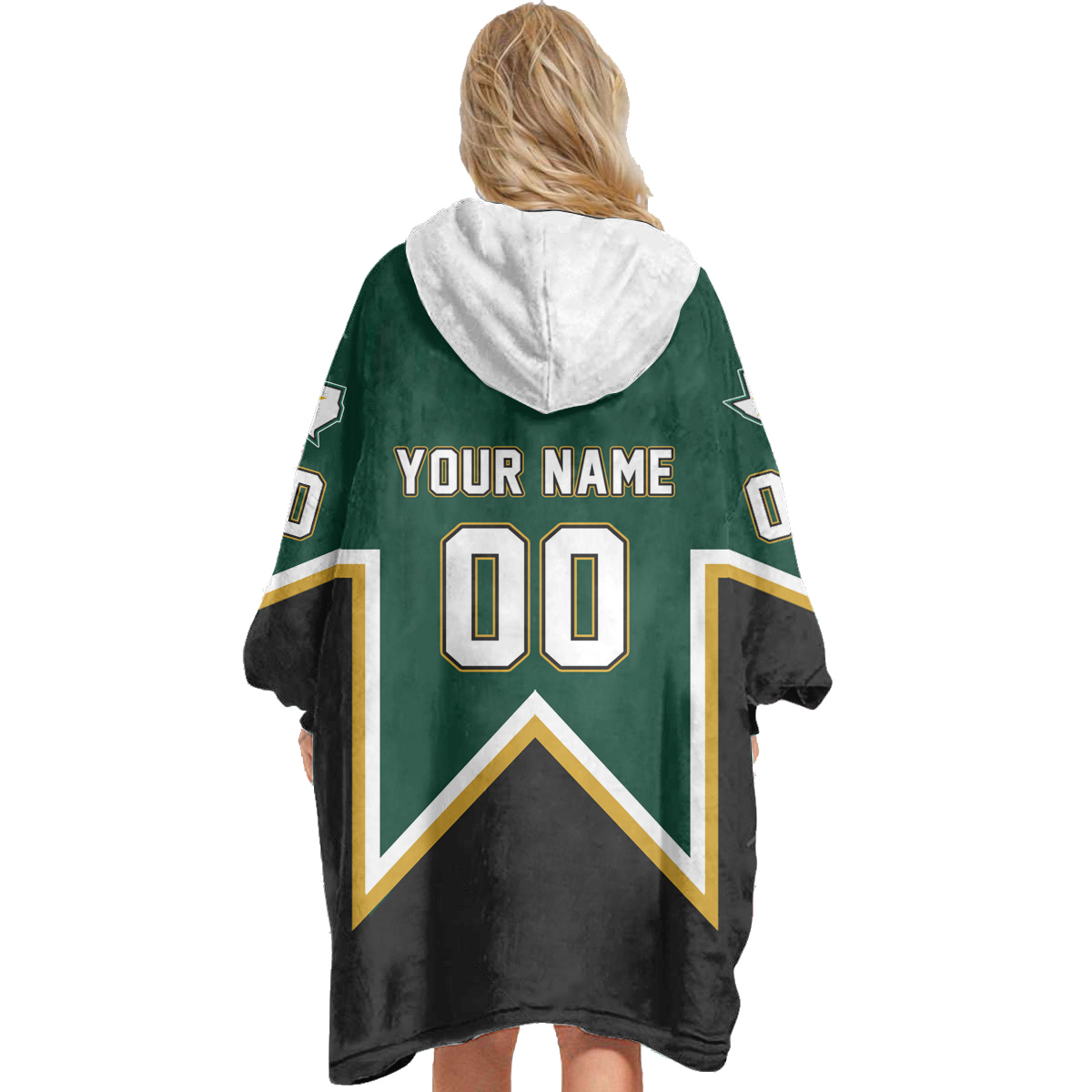 Dallas Stars Personalized Blanket Hoodie Hoodie Snuggie Hoodies