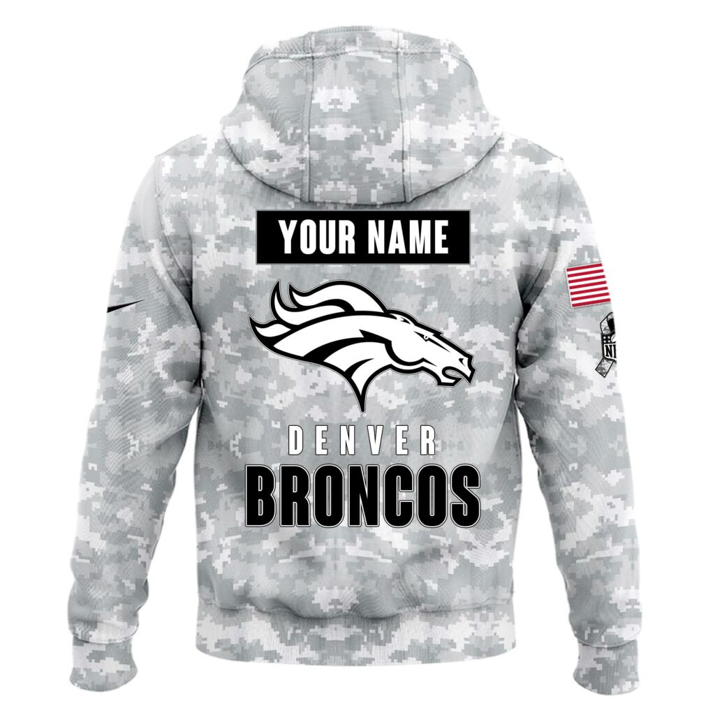 Denver Broncos Arctic Camo Salute to Service Club Hoodie Edition