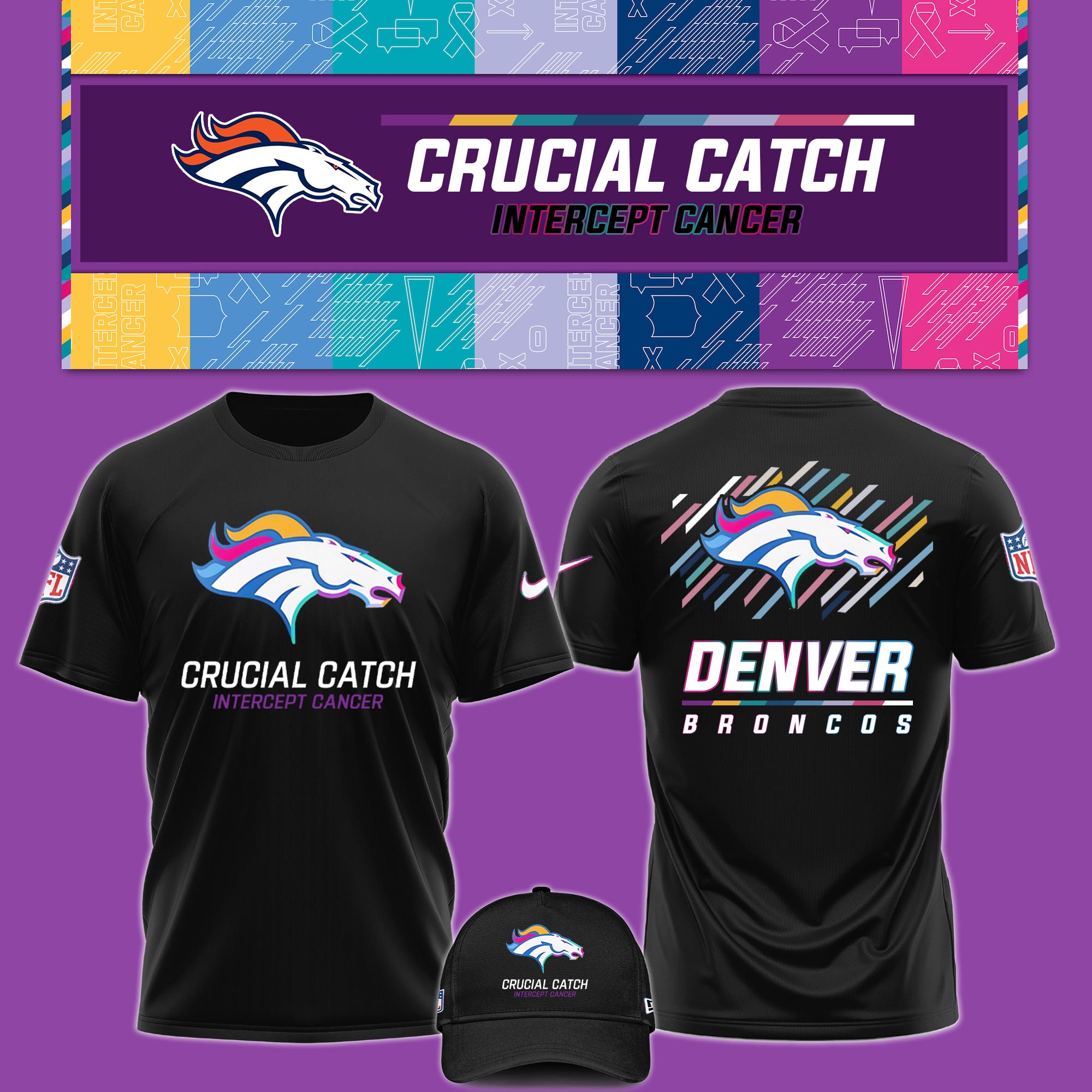 Denver Broncos Crucial Catch Hoodie