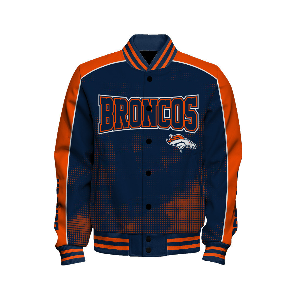 Denver Broncos - Heart Beats In Unison Unisex Varsity Jacket