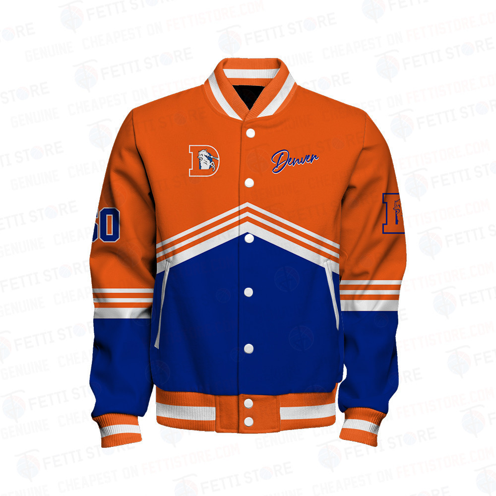 Denver Broncos - National Football League AOP Varsity Jacket V4