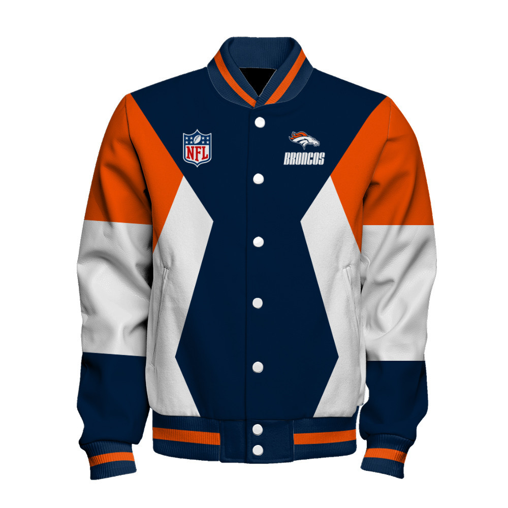 Denver Broncos National Football League Unisex Varsity Jacket