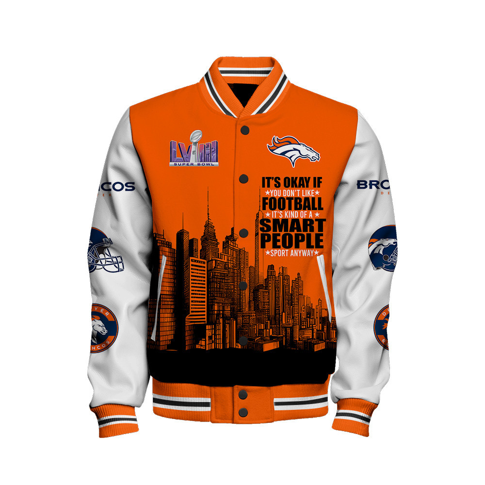 Denver Broncos National Football League Varsity Jacket STM V5