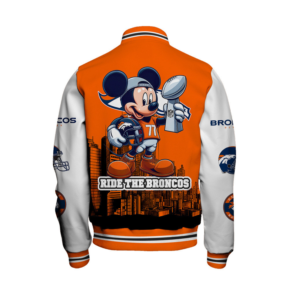 Denver Broncos National Football League Varsity Jacket STM V5