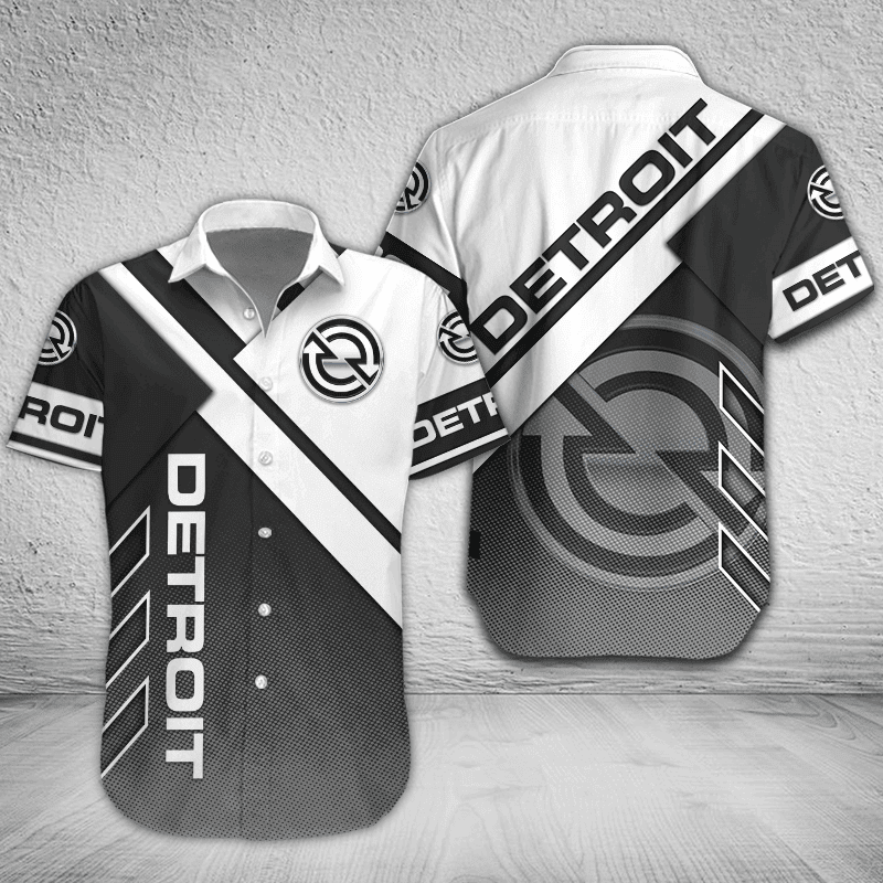 Detroit Diesel Button Shirt Custom Name, Multicolor