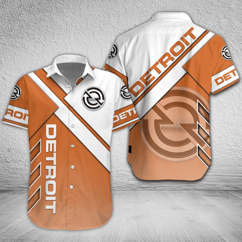 Detroit Diesel Button Shirt Custom Name, Multicolor