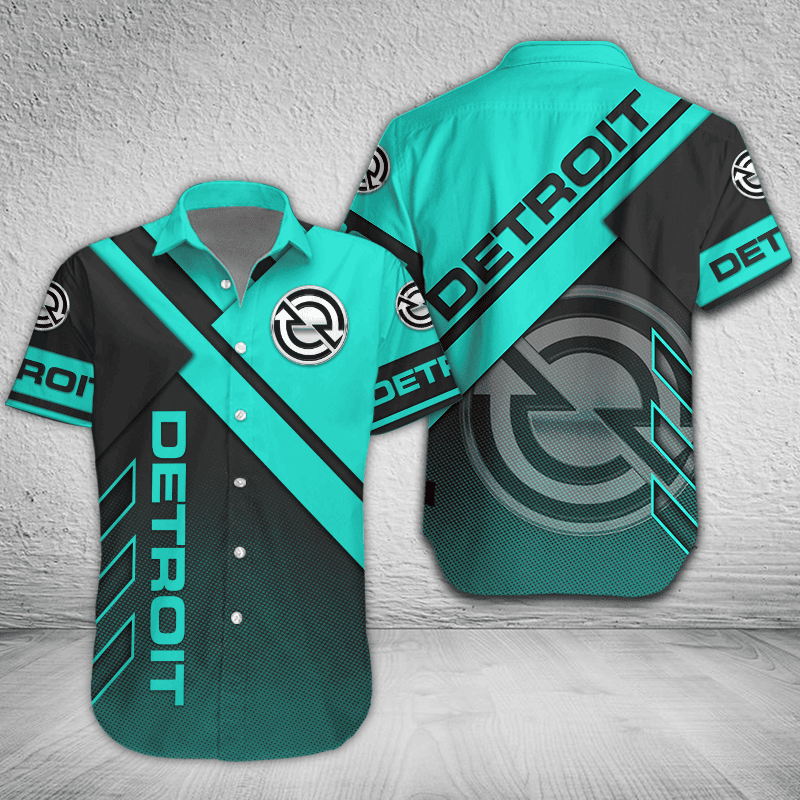 Detroit Diesel Button Shirt Custom Name, Multicolor