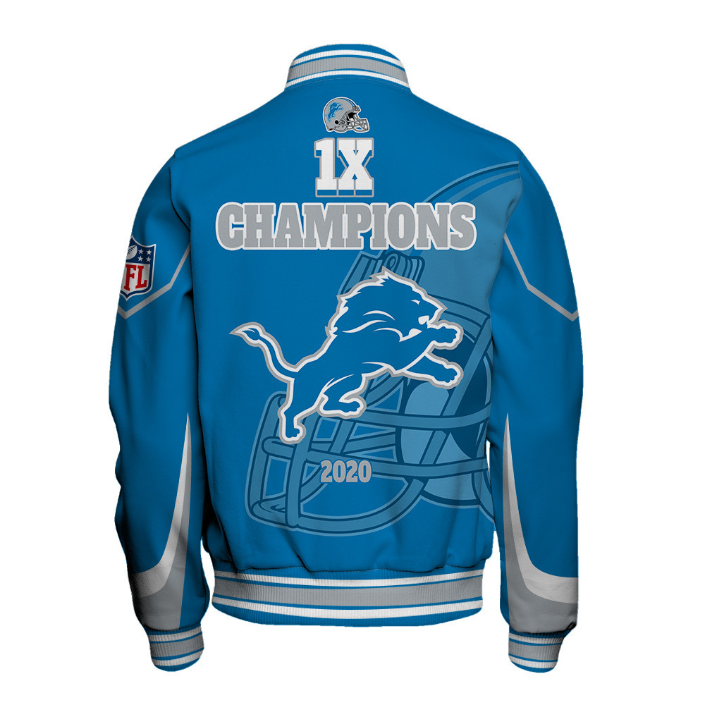 Detroit Lions 1X Super Bowl Champions Style Varsity Jacket