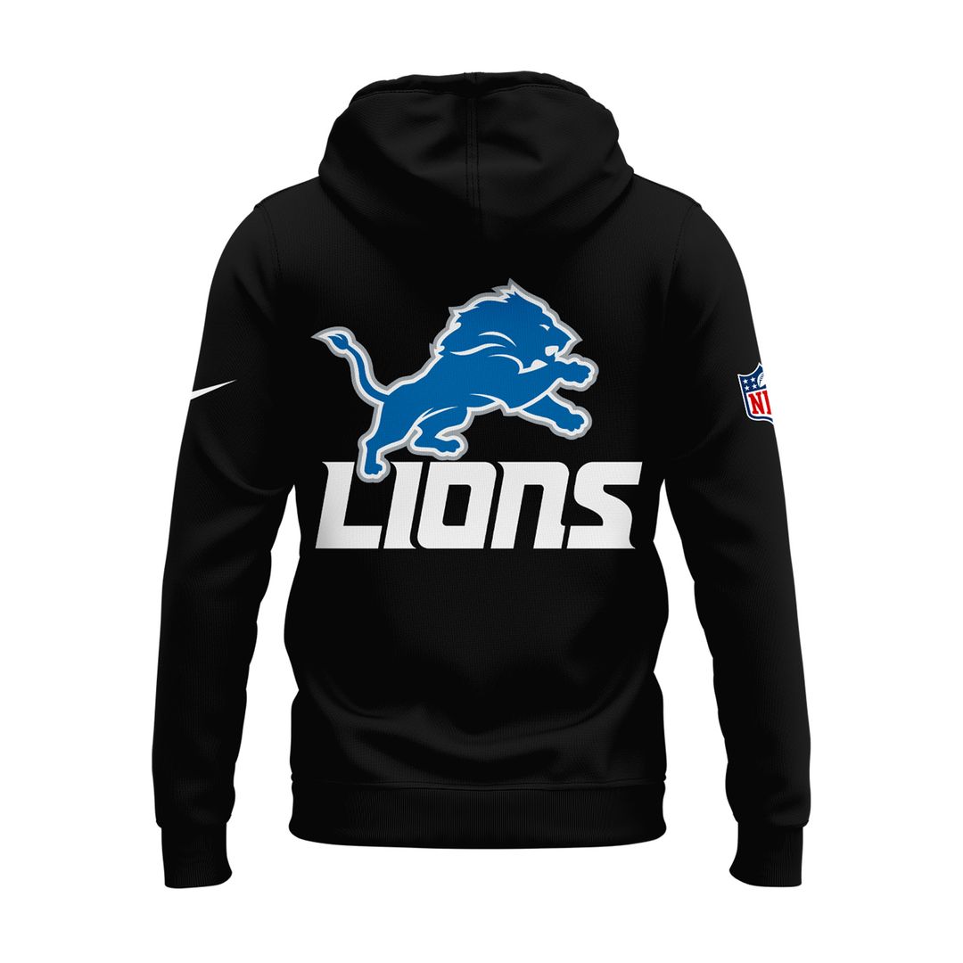Detroit Lions 2024 Playoffs Clinched Black Hoodie gift for fans
