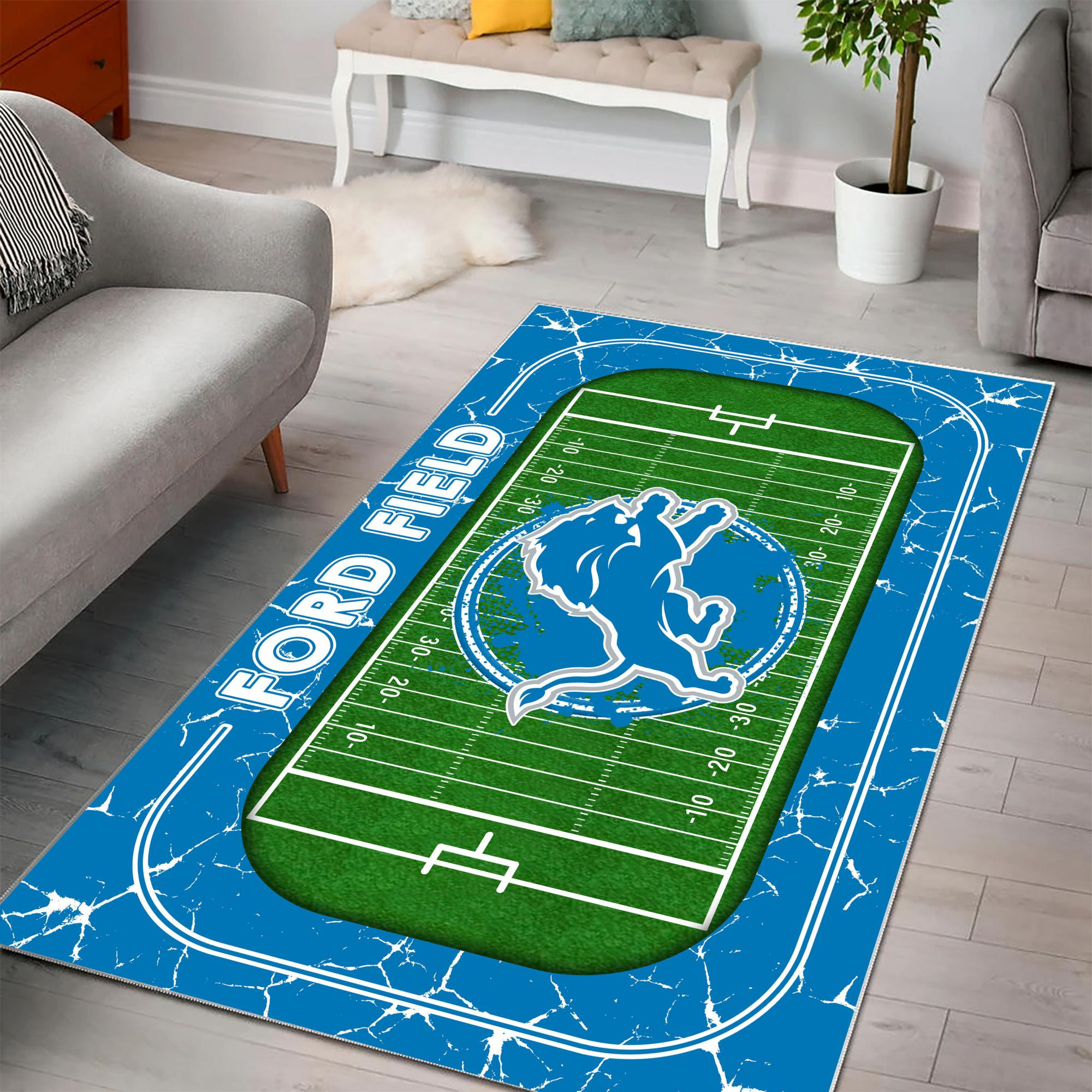 Detroit Lions Area Rug 521