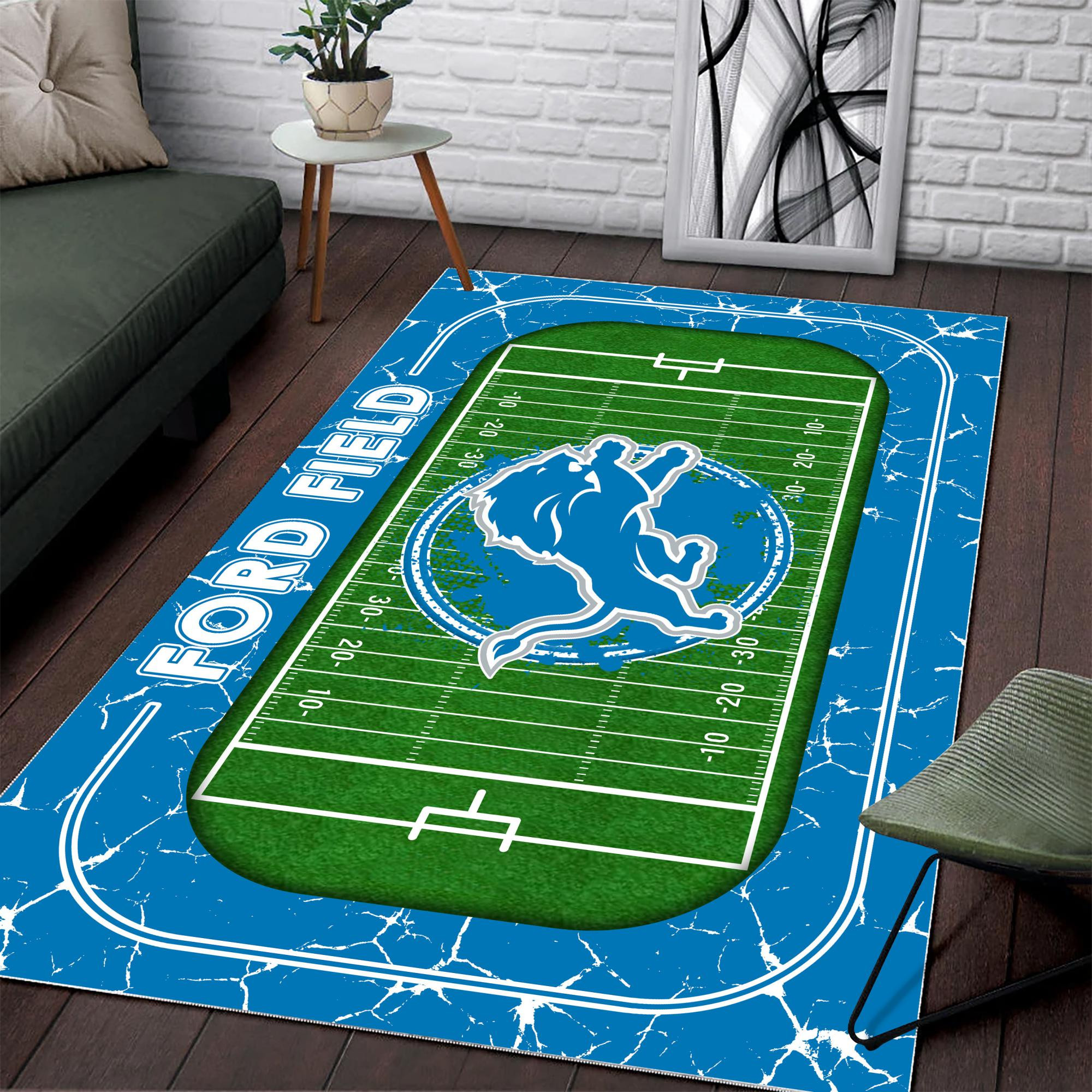 Detroit Lions Area Rug 521