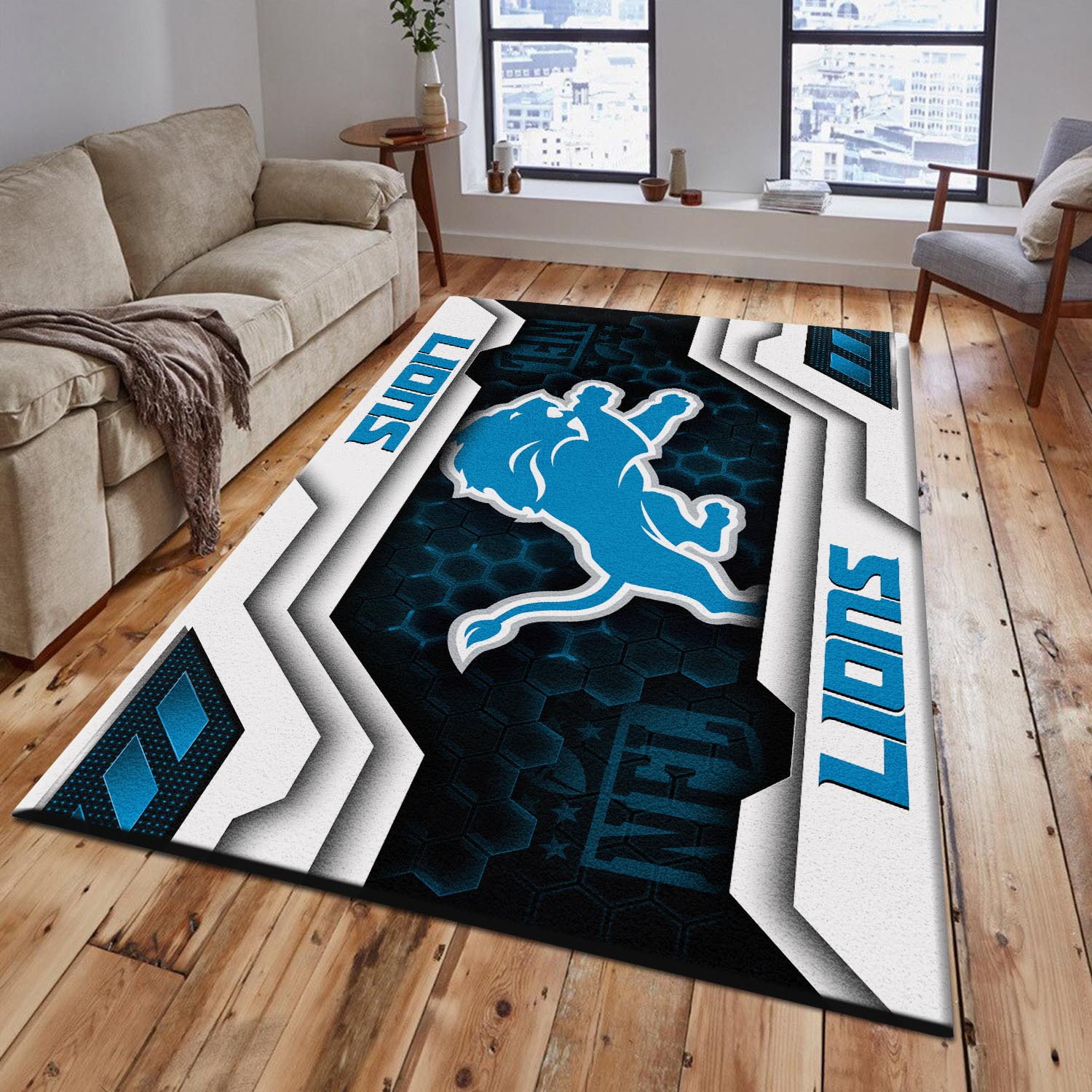 Detroit Lions Area Rugs 0564
