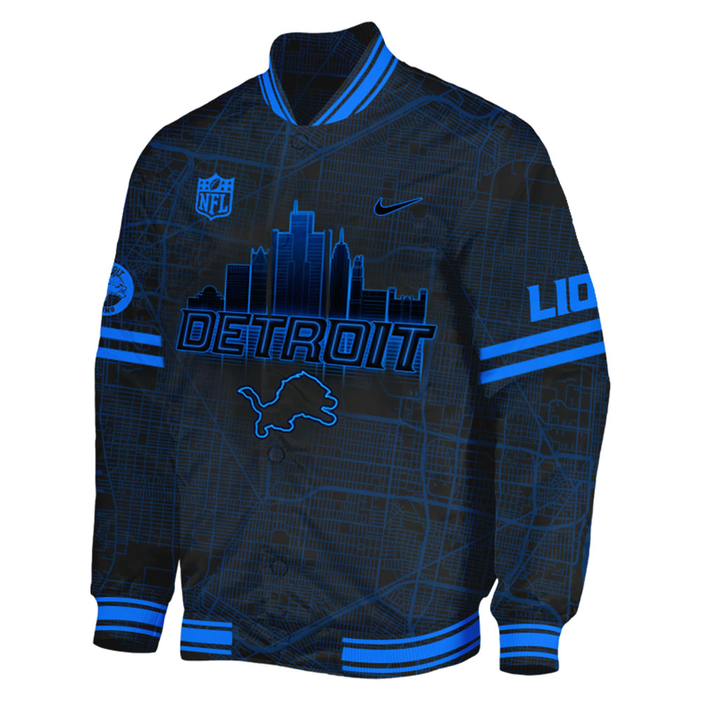 Detroit Lions Back In Black Bomber v2