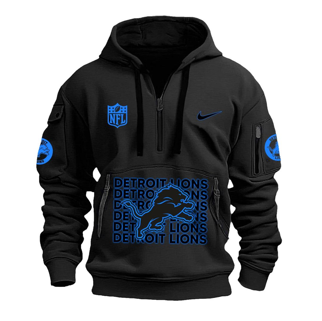 Detroit Lions Back In Black New Hoodie 2024
