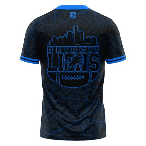 Detroit Lions Back In Black Tshirt 2024