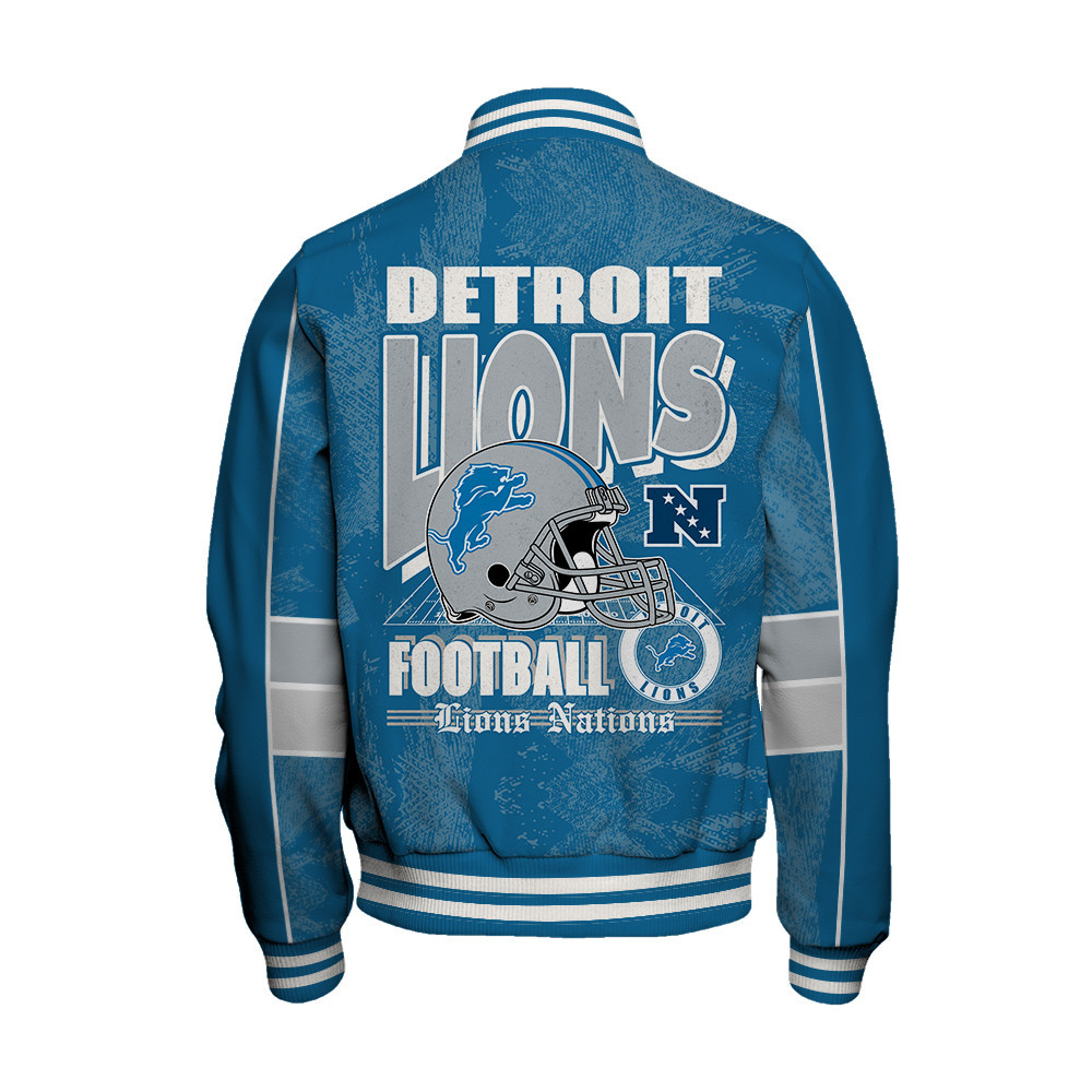 Detroit Lions - Cheering Symbols Unisex Varsity Jacket