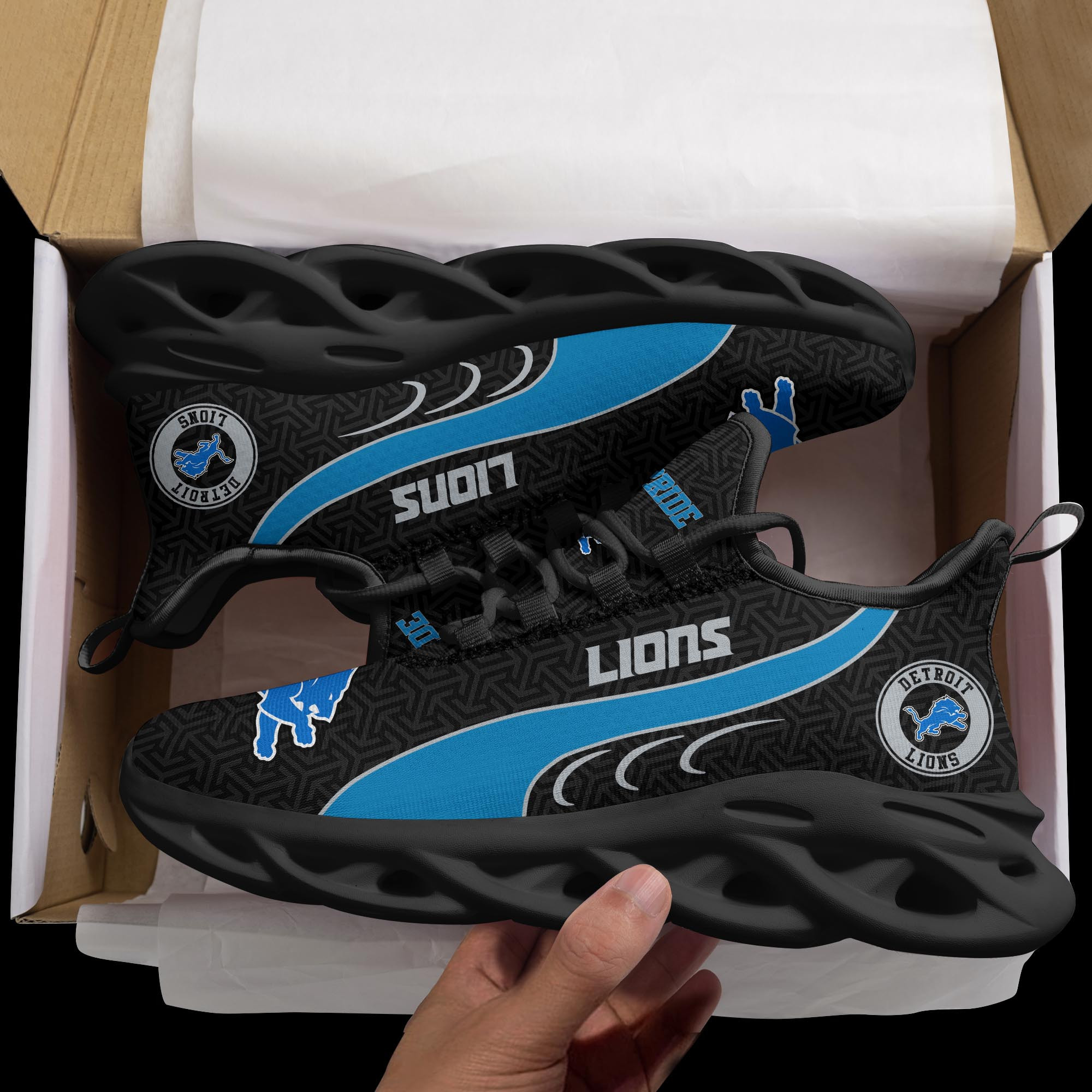 Detroit Lions Clunky Shoes T-42107