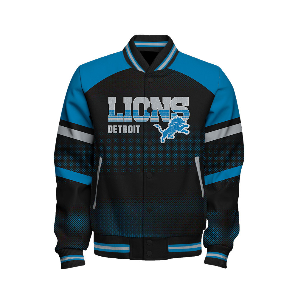 Detroit Lions - Fearless Warrior Unisex Varsity Jacket