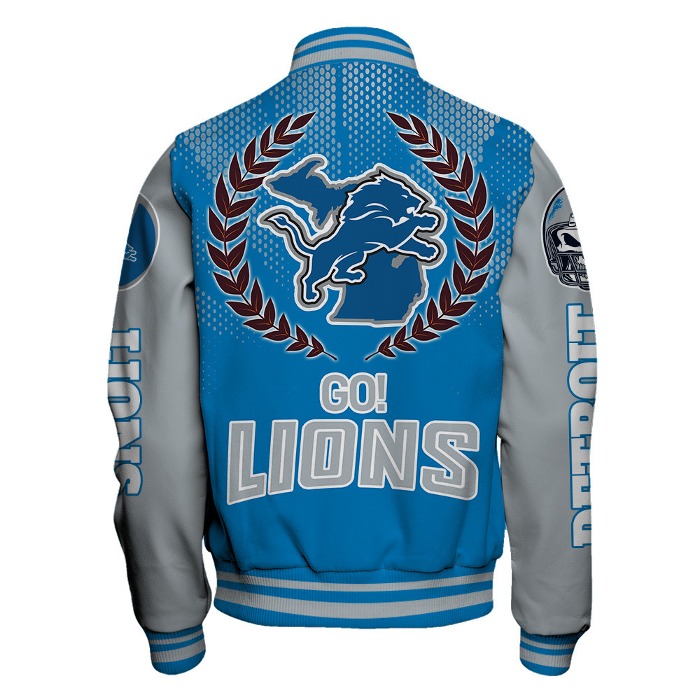 Detroit Lions LVIII We Are Lions Varsity Jacket