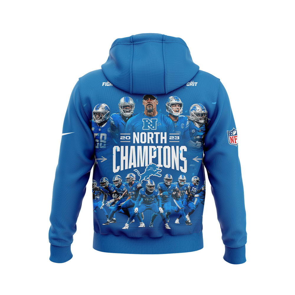 Detroit Lions NFC Corth Champions Hoodie Set-SP27122306ID10DS10