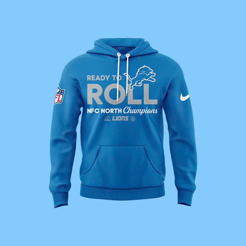 Detroit Lions NFC North Champions Hoodie