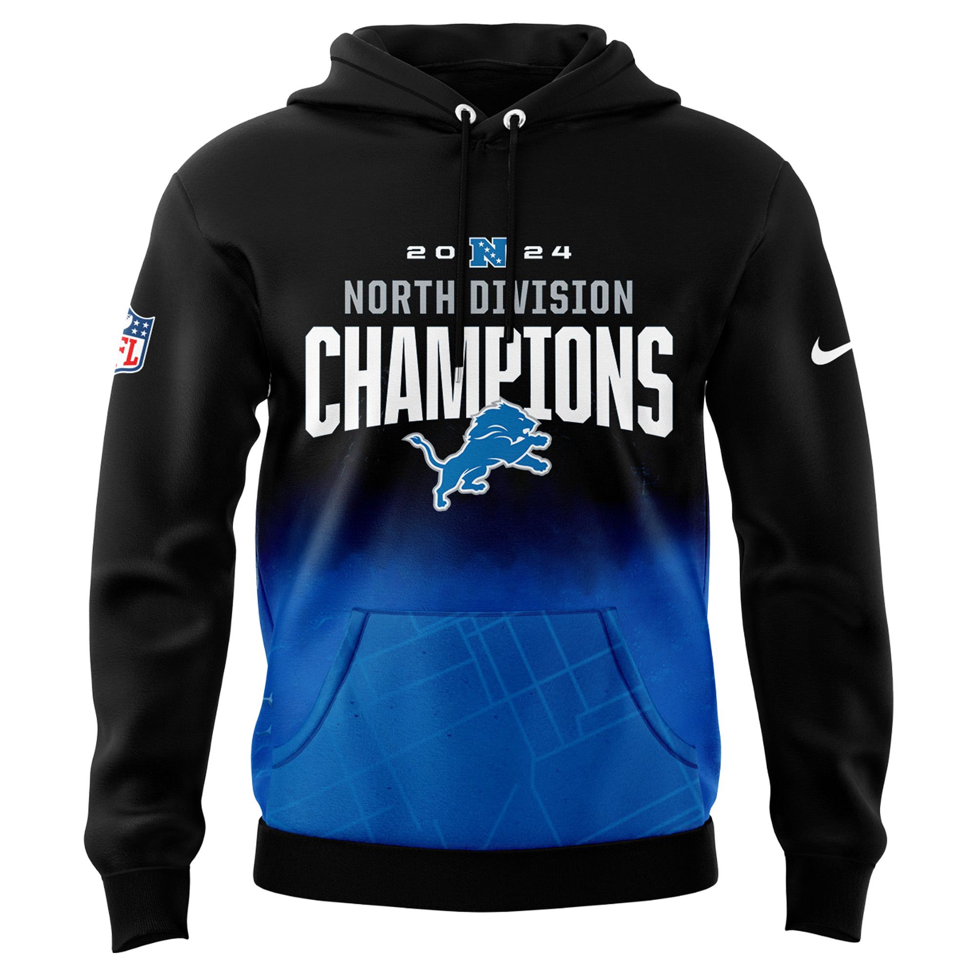 Detroit Lions NFC North Champions Hoodie