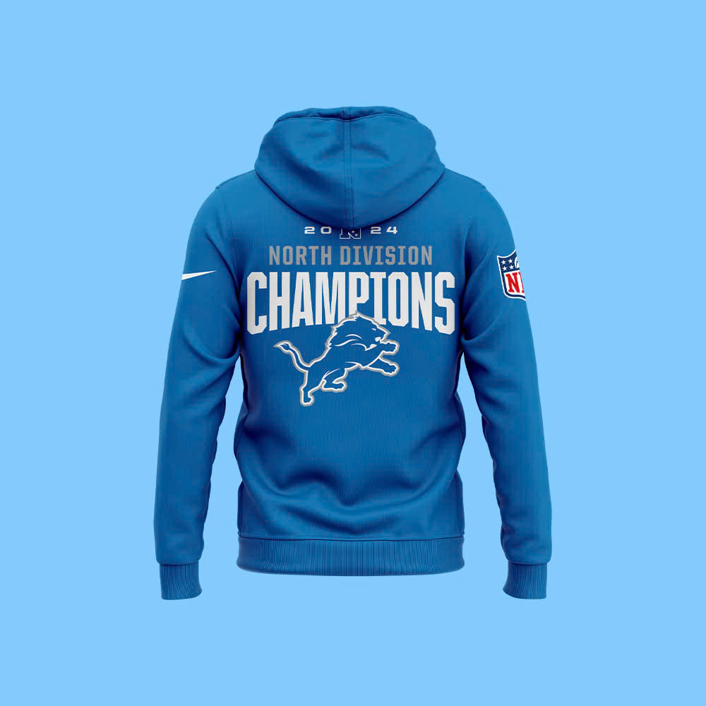 Detroit Lions NFC North Champions Hoodie